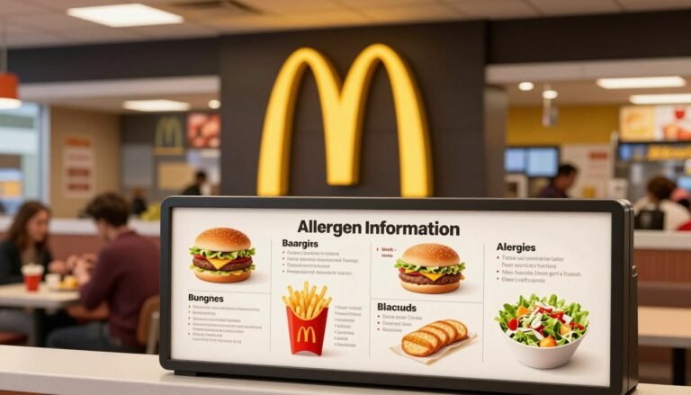 McDonald's Allergen Menu