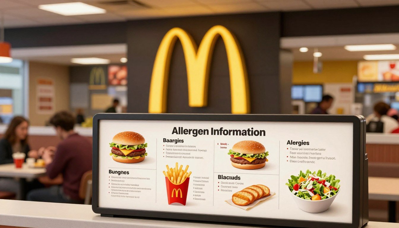 McDonald's Allergen Menu
